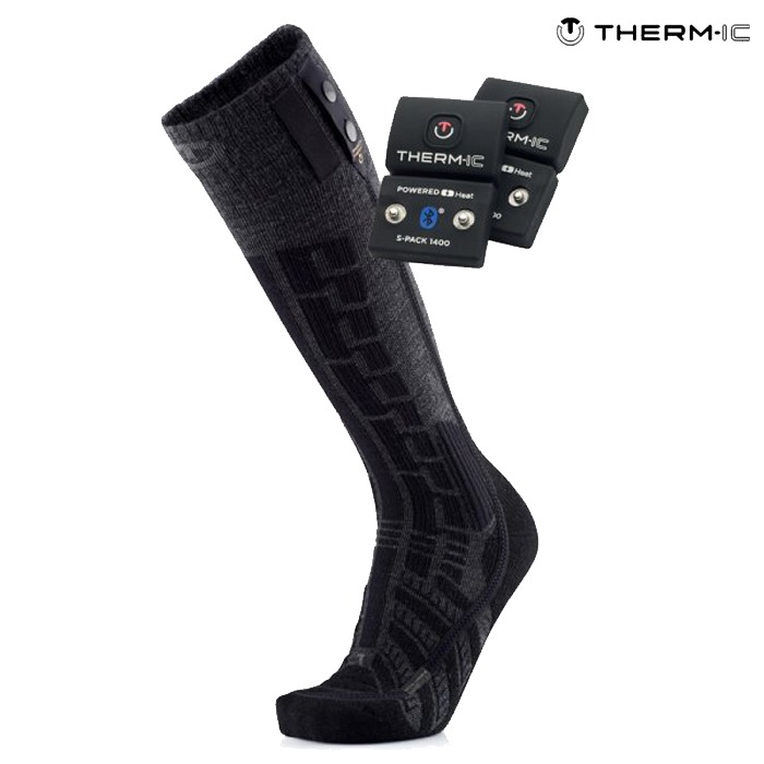 썰믹 발열 스키 양말 Ultra warm Comfort Socks SET+S-Pack 1400BT BK/GY 2324