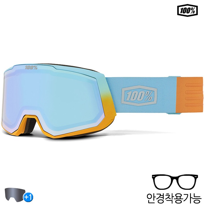 100% 스키 고글 SNOWCRAFT XL AF HiPER Goggle Infidel