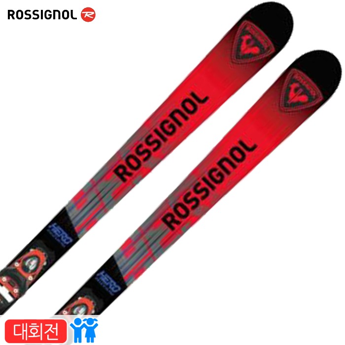 로시놀 어린이 스키 HERO A GS PRO + NX 10 BK HOT RD 2425