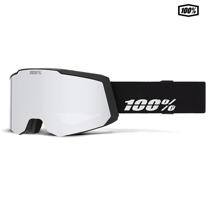 100% 스키 고글 SNOWCRAFT S AF HiPER Goggle Black&amp;Silver